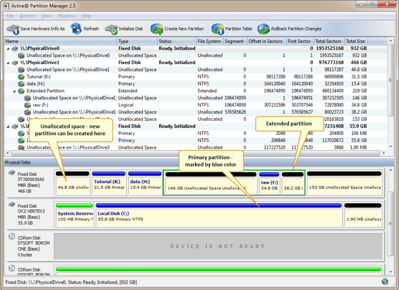 Active Partition Manager
