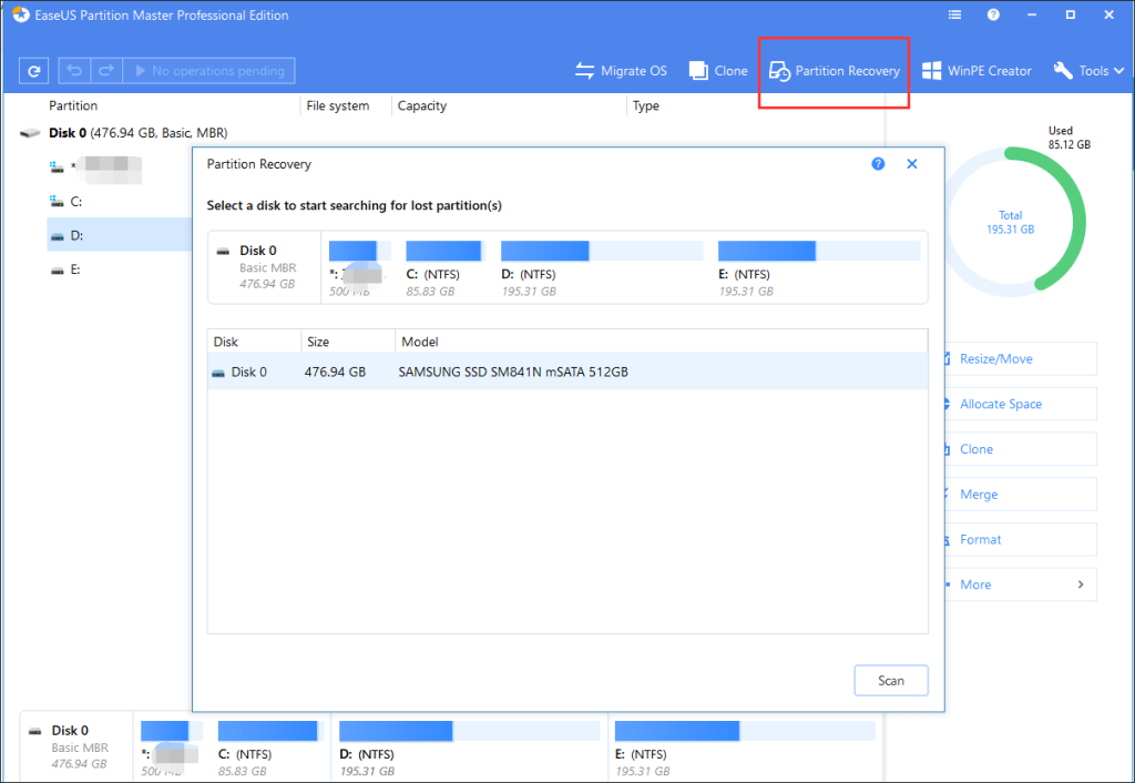 EaseUS Partition Master