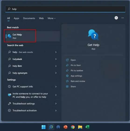 Windows Help and Support