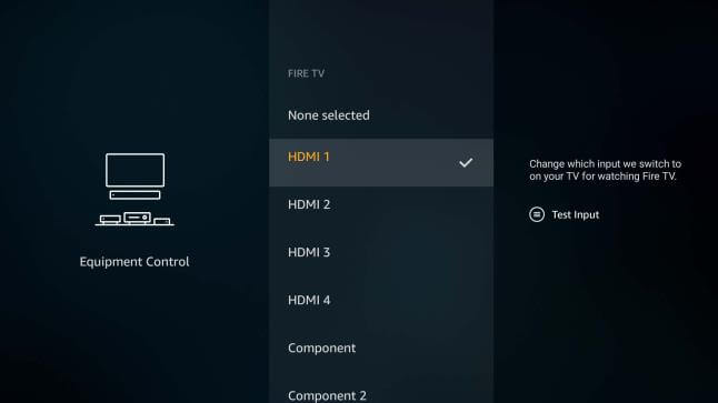 input settings in tv