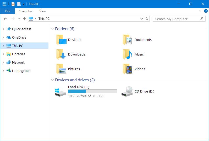 windows explorer
