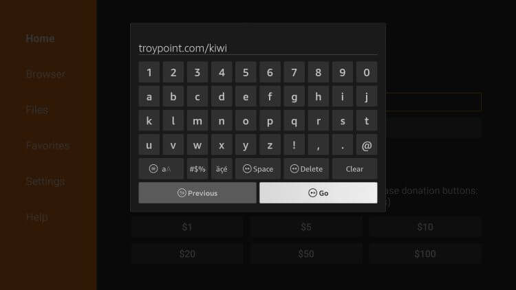 Kiwi Android TV Browser