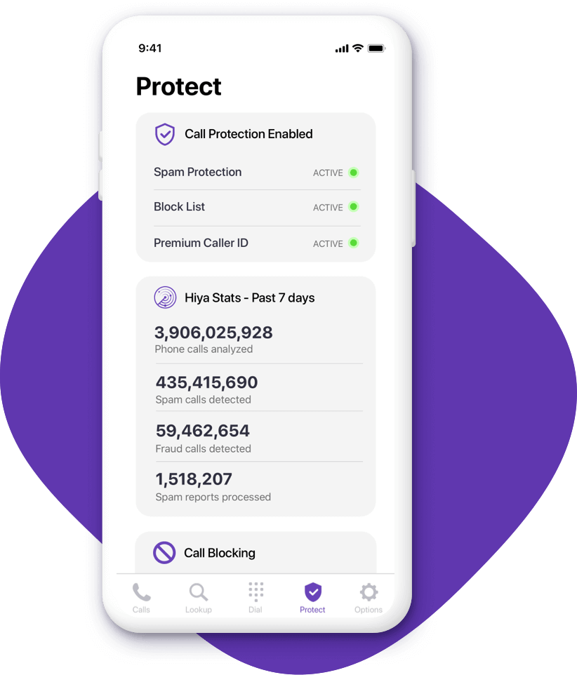hiya android call blocker
