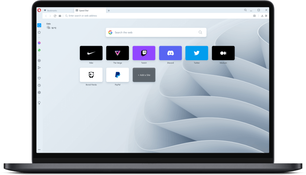 opera browser for Windwos