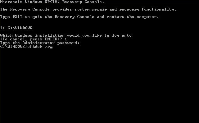 Run the CHKDSK Command
