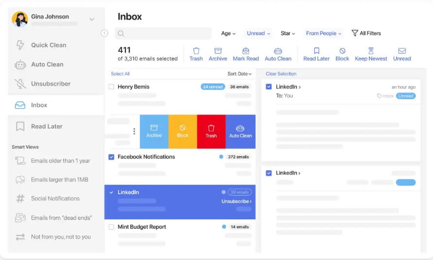 clean email mass unsubscribe gmail