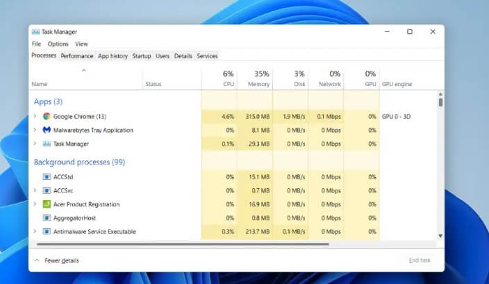 windows task manager