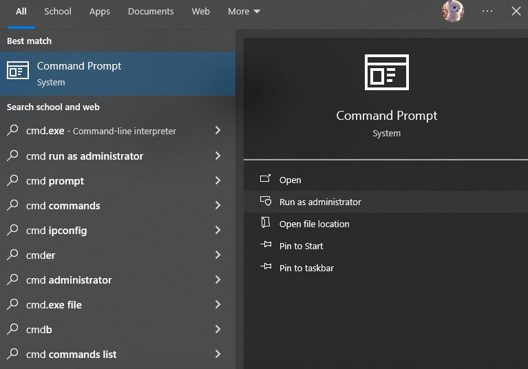 Command prompt