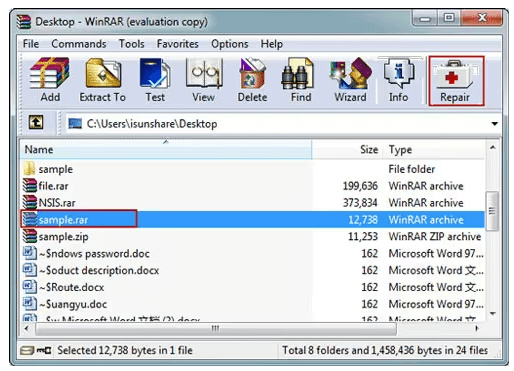  fix WinRAR File, not Working