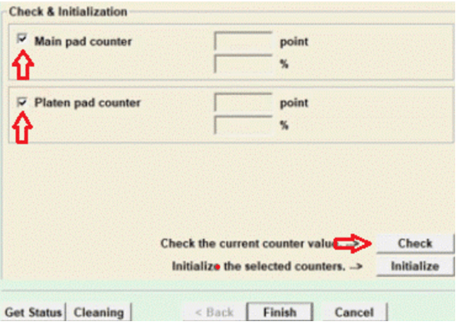 main pad counter
