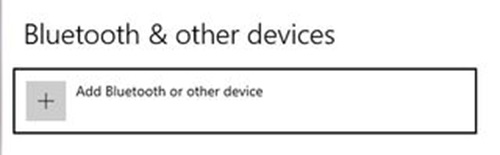 Add Bluetooth devices on Windows 10
