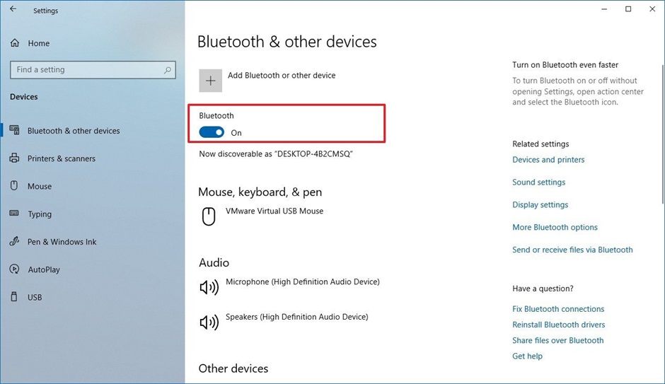 Bluetooth file sharing successful