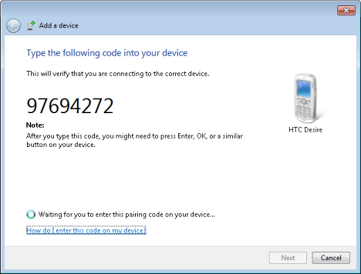 Bluetooth file sharing