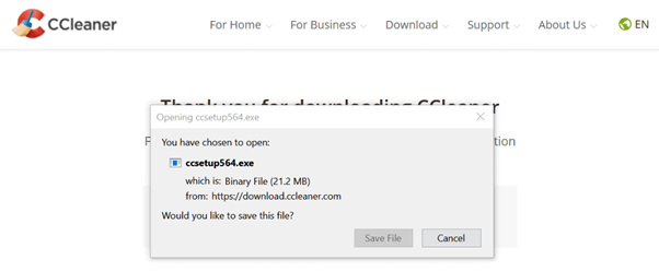 CCleaner on your Windows 1011 PC