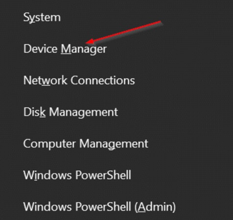 Device Manager window