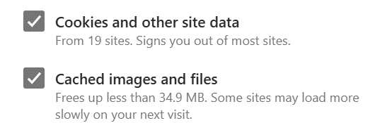 Free up valuable space on MS Edge browser 