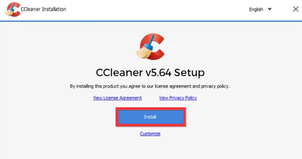 Install CCleaner on your Windows 10 PC 