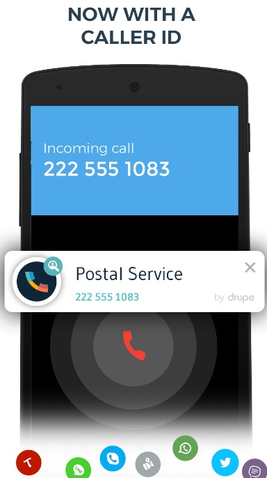 drupe free dialer apps for android