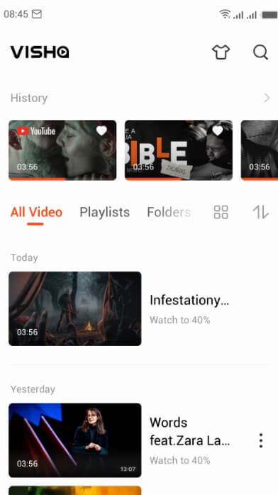 visha free android video player