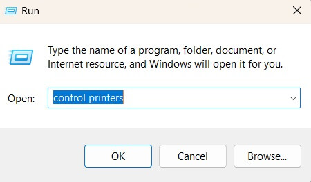 control printers run box