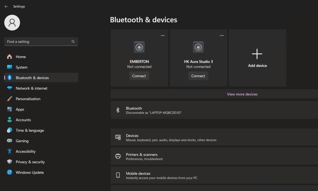 settings app