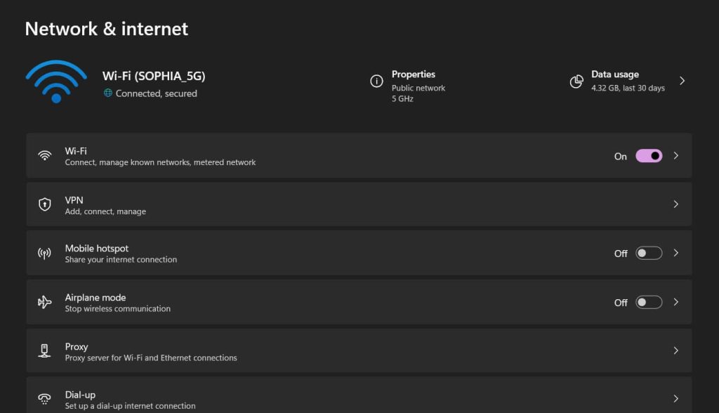 troubleshoot windows 11 network issues