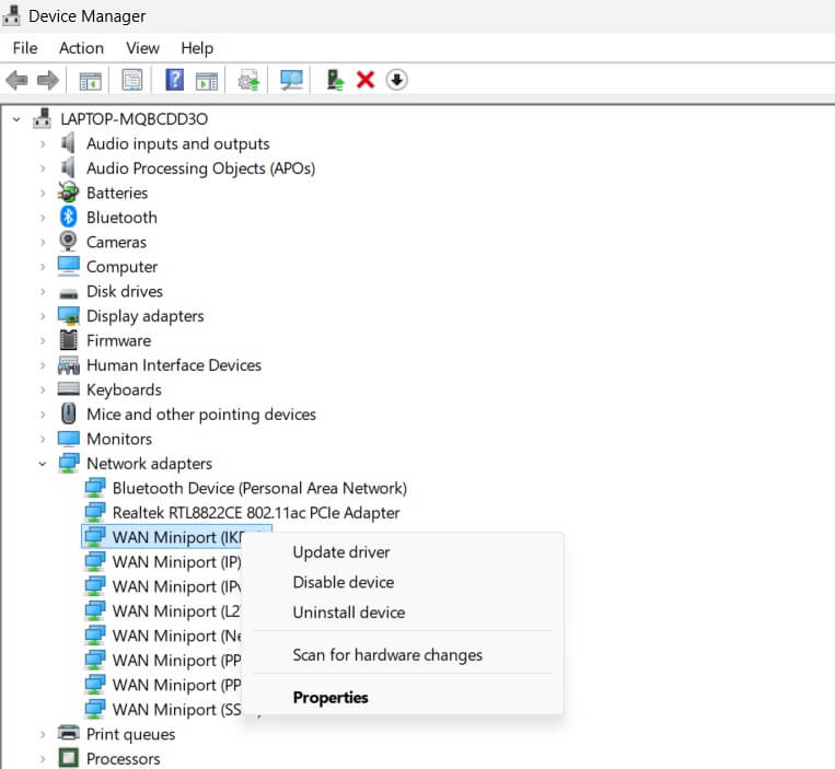 update network drivers