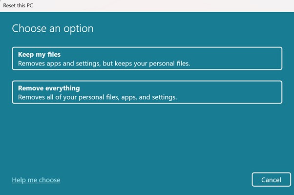 Keep a file or remove files