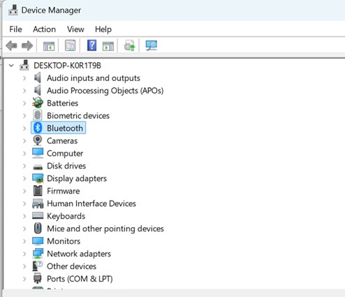 Update Bluetooth driver