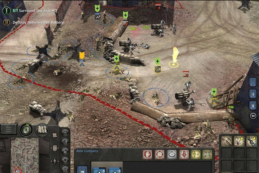 company of heroes gameplay