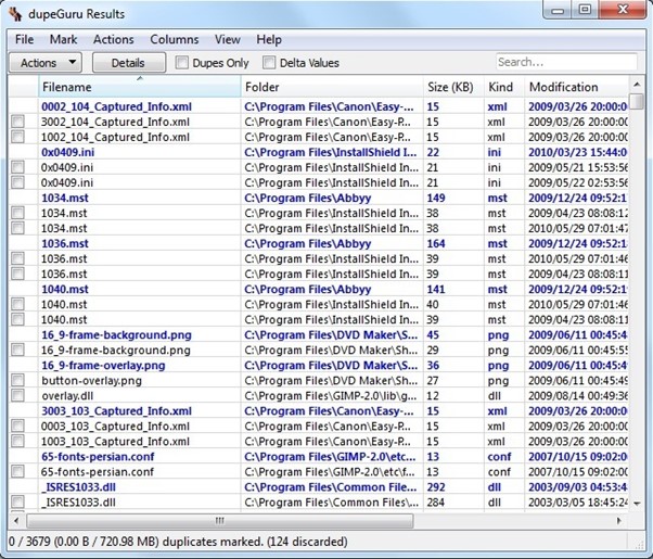 DupeGuru Duplicate photo cleaner
