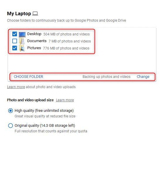 Google Photos uploader app