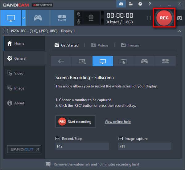 Bandicam recorder
