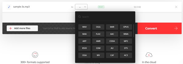 Convertio File Formats