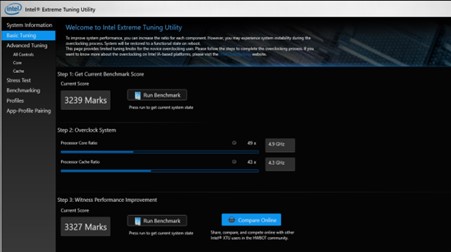 Intel XTU