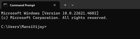 Launch Command Prompt 