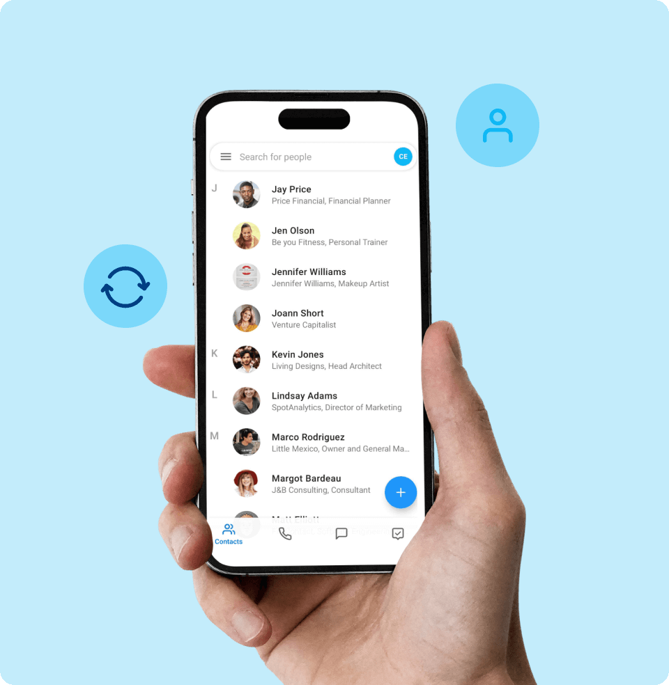 contacts plus
