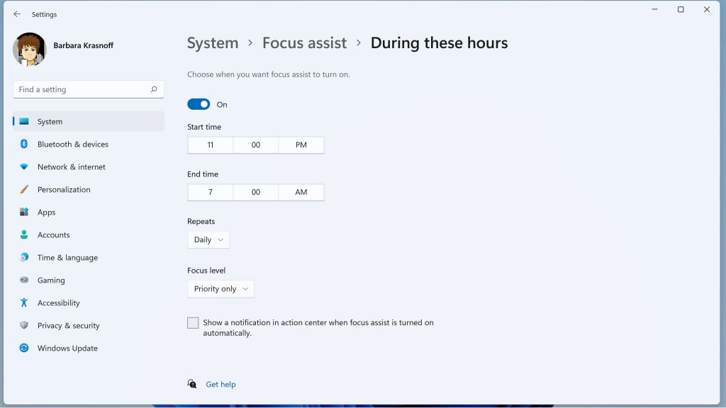 focus assist