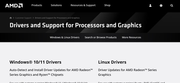 AMD Website