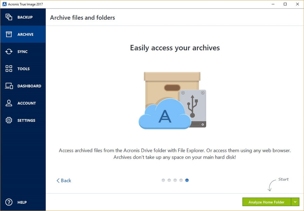 acronis true image archive