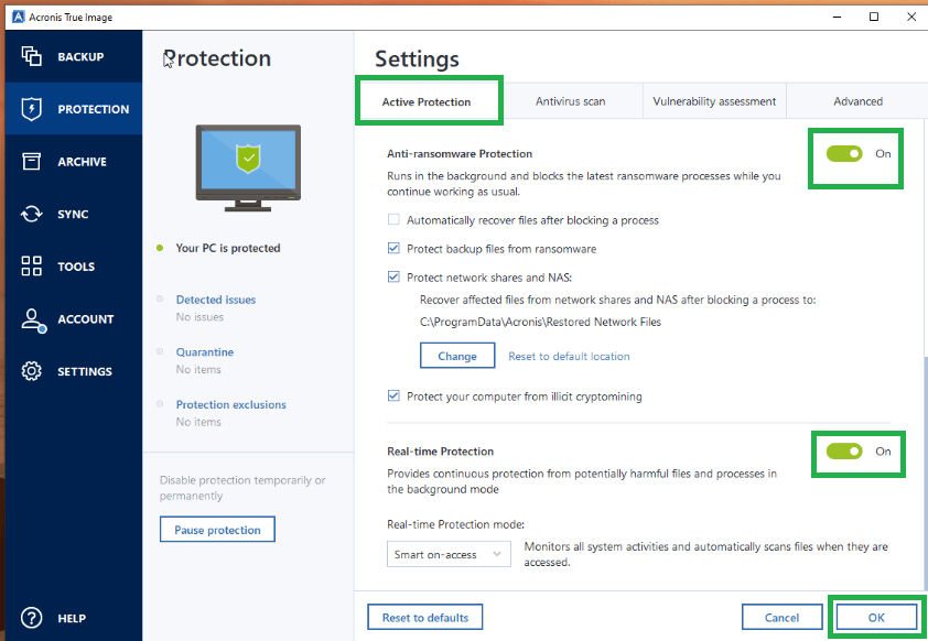acronis true image cyber protection