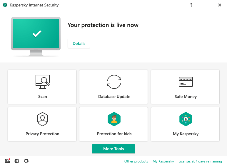 Kaspersky antivirus tool