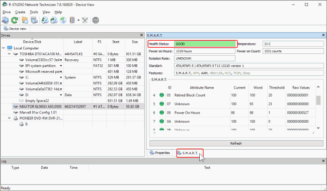 R studio recovery software