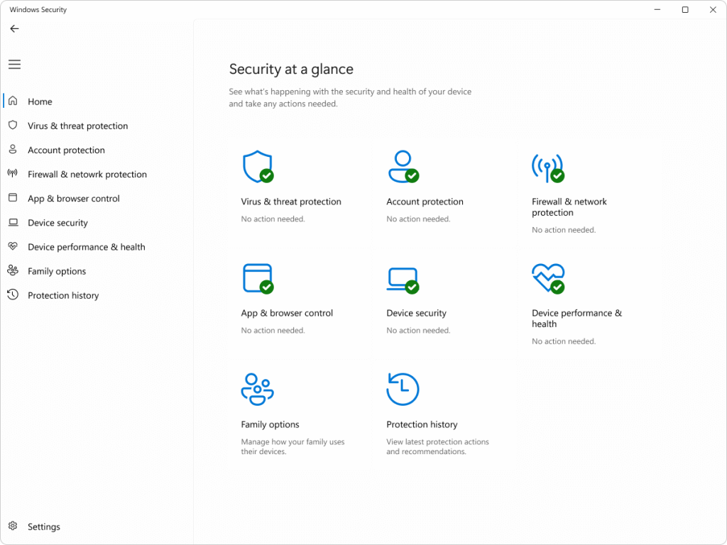 Windows Defender tool to check malware