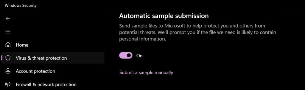 automatic sample submission