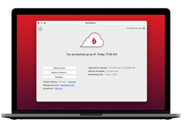 backblaze mac backup