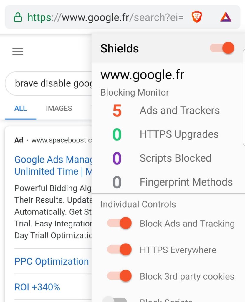 brave browser