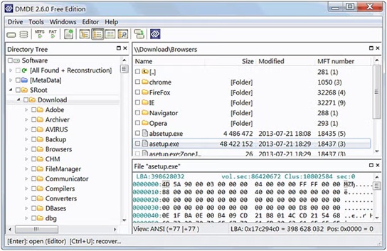 dm disk editor
