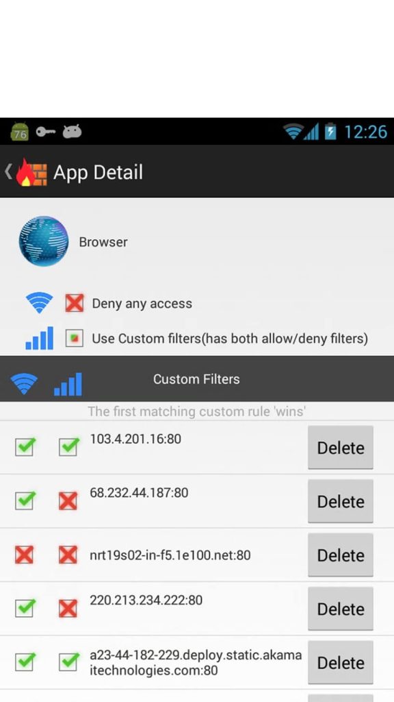 no root firewall