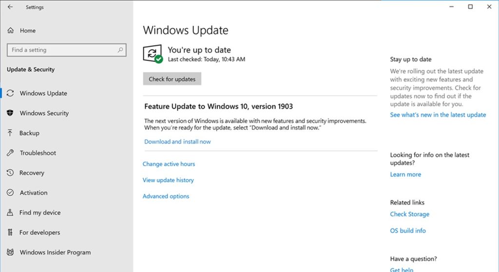 update windows os